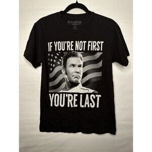 Talladega Nights‎ If You're Not First You're Last Shirt Adult Small Ricky Bobby